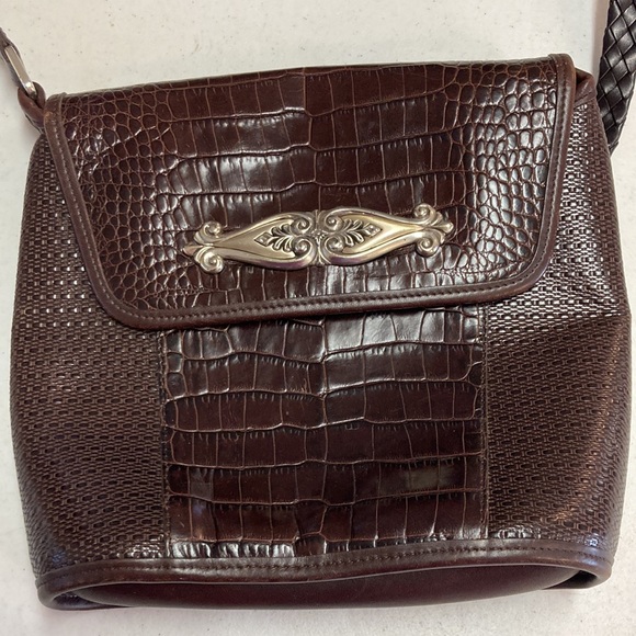Brighton Alligator Embossed Leather Purse #888007 - Picture 2 of 10